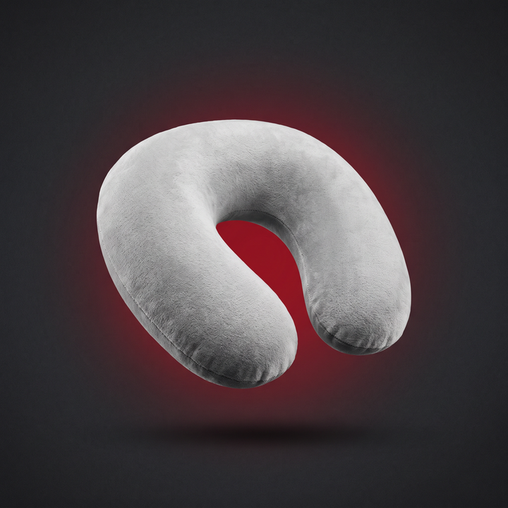 Ergonomic Travel Neck Pillow Memory Foam U-Shaped Neck Support Pillow Adjustable Portable Soft Cervical Rest Pillow for Travel Sleep Office Nap Recovery