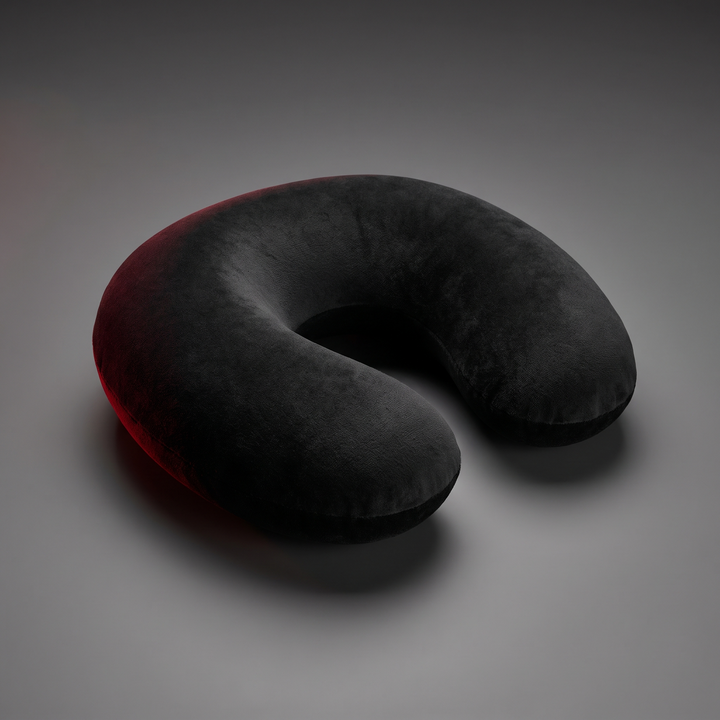 Ergonomic Travel Neck Pillow Memory Foam U-Shaped Neck Support Pillow Adjustable Portable Soft Cervical Rest Pillow for Travel Sleep Office Nap Recovery