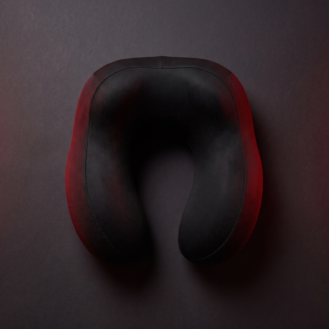 Ergonomic Travel Neck Pillow Memory Foam U-Shaped Neck Support Pillow Adjustable Portable Soft Cervical Rest Pillow for Travel Sleep Office Nap Recovery