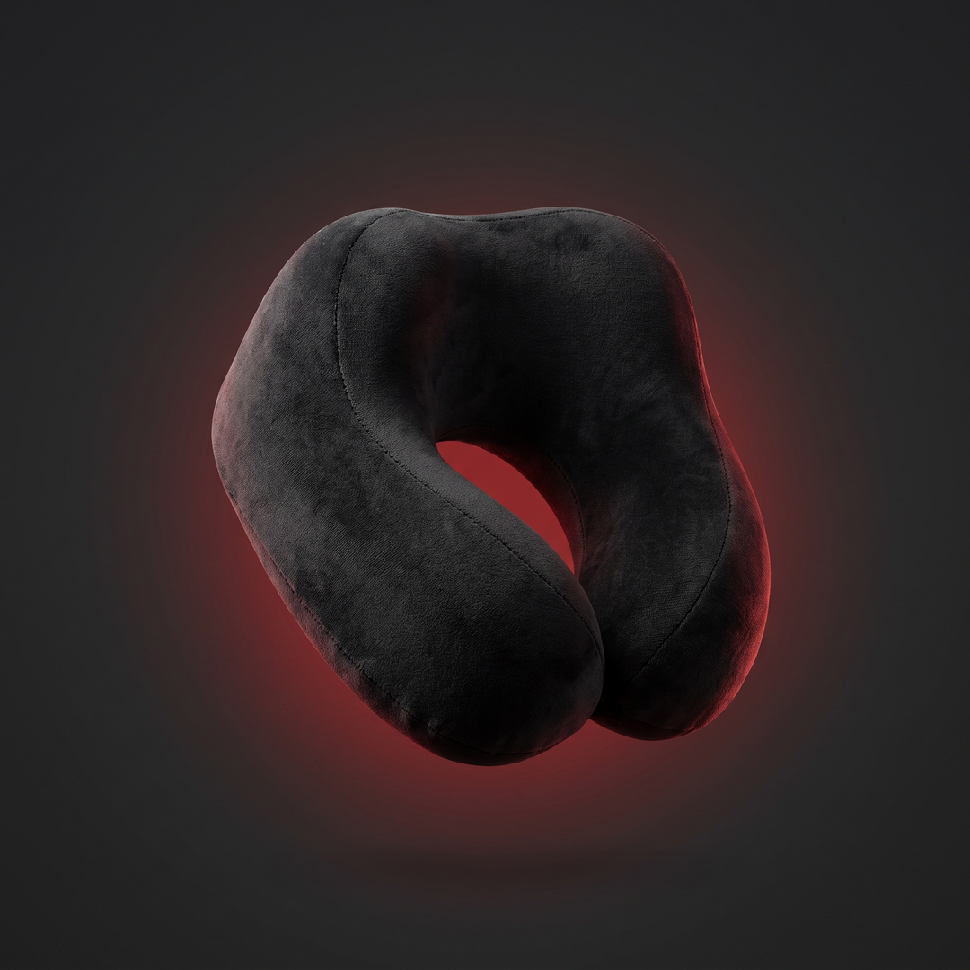 Ergonomic Travel Neck Pillow Memory Foam U-Shaped Neck Support Pillow Adjustable Portable Soft Cervical Rest Pillow for Travel Sleep Office Nap Recovery