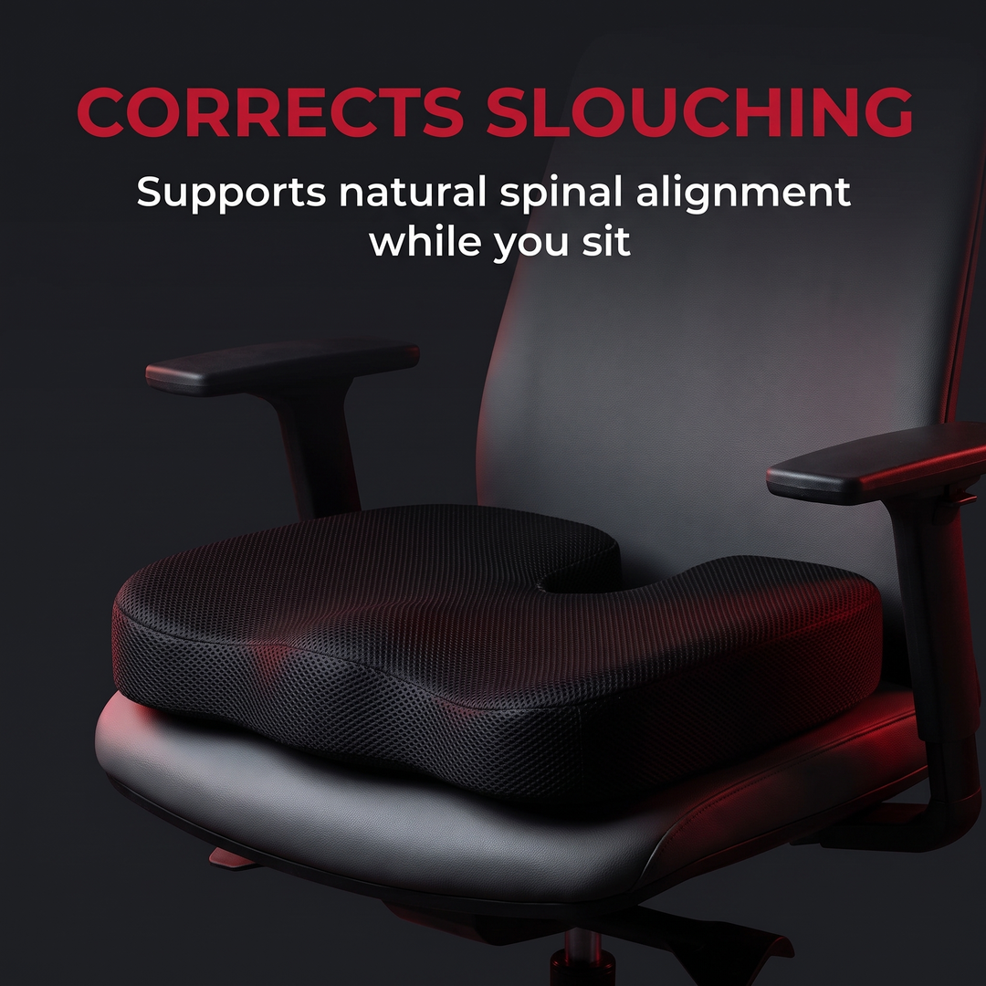 Ergonomic U-Shape Gel Memory Foam Seat Cushion Orthopedic Coccyx Tailbone Support Office Chair Car Seat Pain Relief Cushion