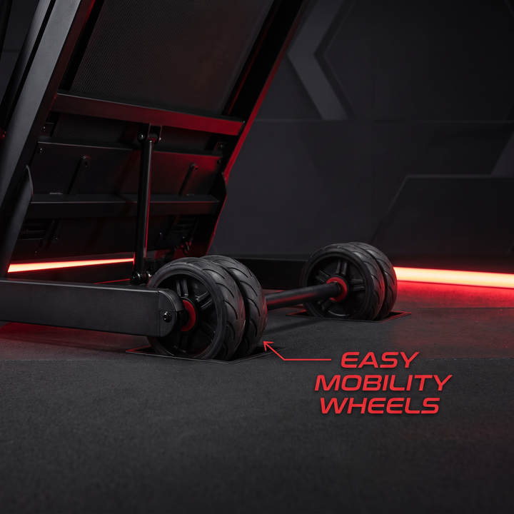 Foldable Treadmill Home Gym Running Machine Quiet 3.0HP Motor 7-Layer Shock Absorption 15 Incline Levels LED Display 400LBS Capacity Walking Jogging