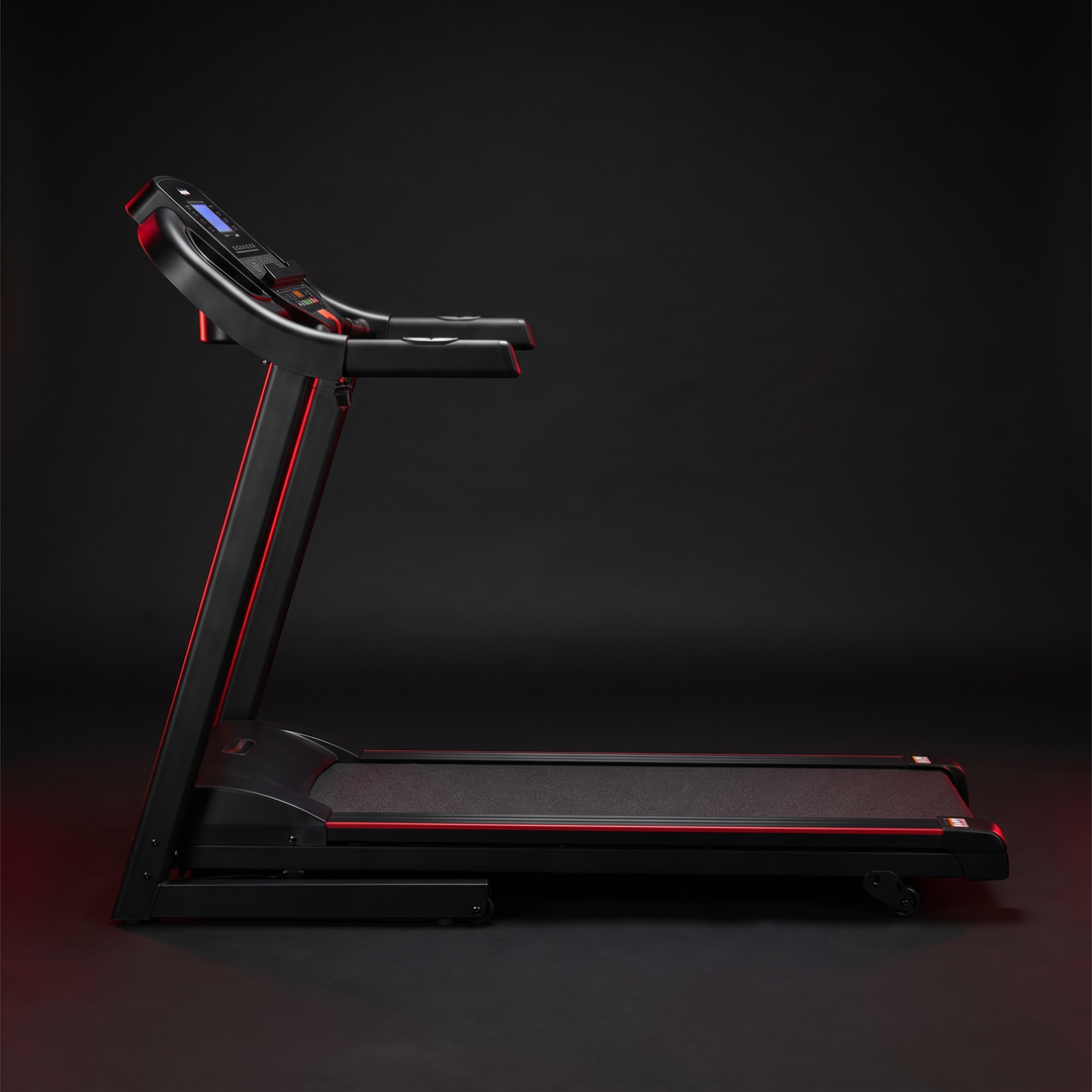 Foldable Treadmill Home Gym Running Machine Quiet 3.0HP Motor 7-Layer Shock Absorption 15 Incline Levels LED Display 400LBS Capacity Walking Jogging