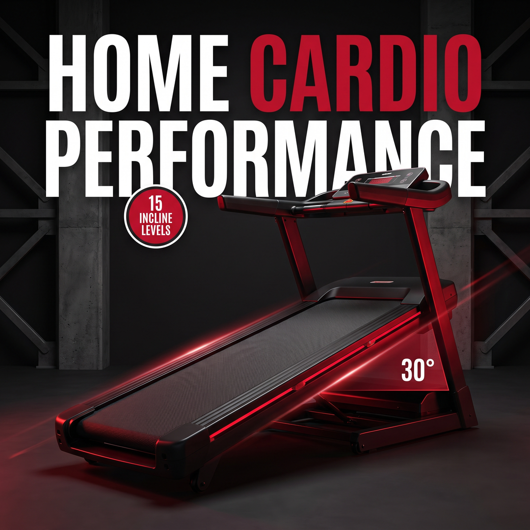Foldable Treadmill Home Gym Running Machine Quiet 3.0HP Motor 7-Layer Shock Absorption 15 Incline Levels LED Display 400LBS Capacity Walking Jogging