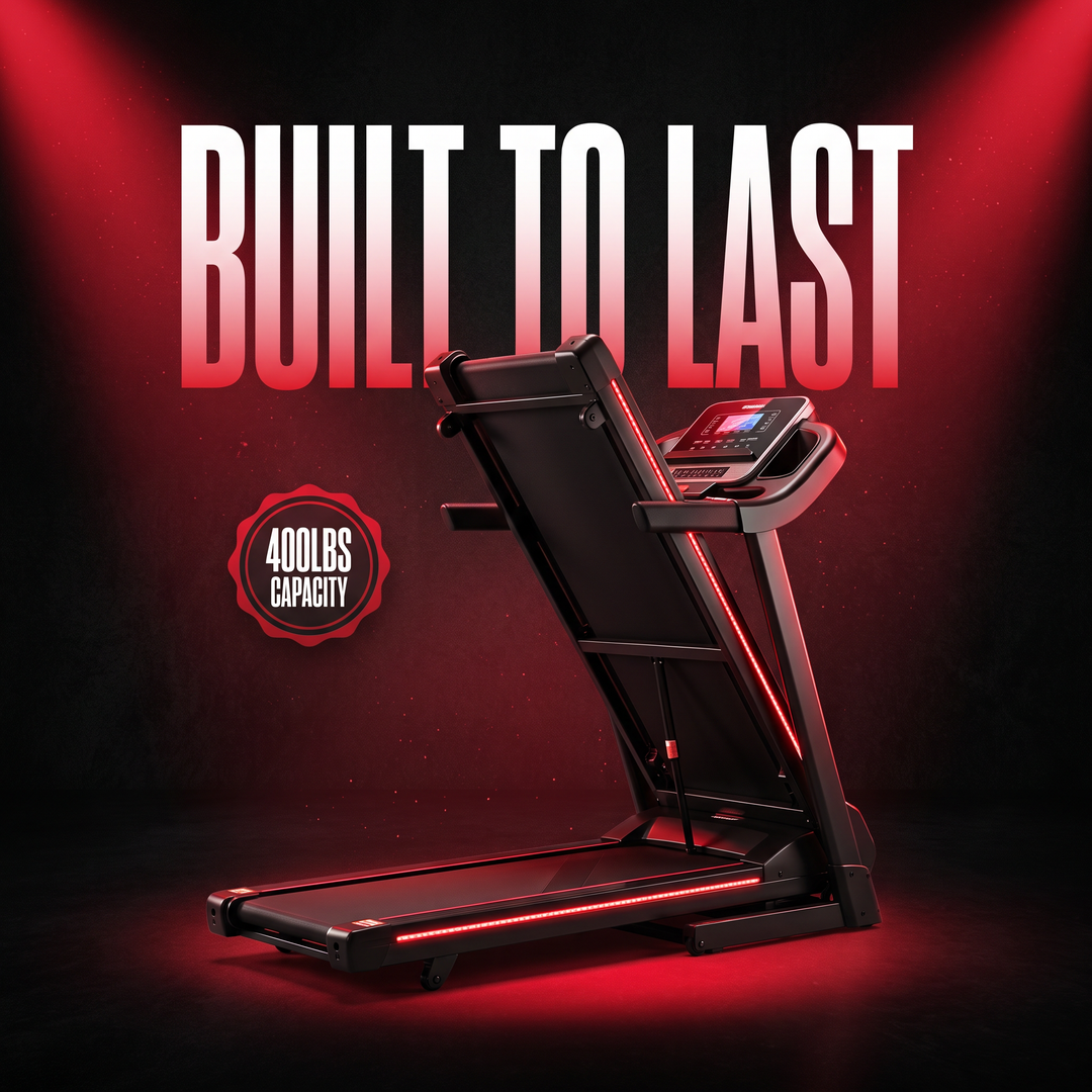 Foldable Treadmill Home Gym Running Machine Quiet 3.0HP Motor 7-Layer Shock Absorption 15 Incline Levels LED Display 400LBS Capacity Walking Jogging