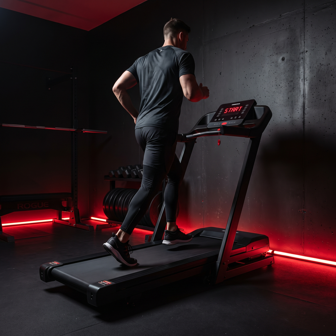 Foldable Treadmill Home Gym Running Machine Quiet 3.0HP Motor 7-Layer Shock Absorption 15 Incline Levels LED Display 400LBS Capacity Walking Jogging