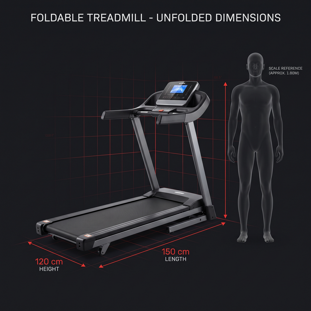 Foldable Treadmill with Handle 3-in-1 Portable Home Treadmill 16% Incline 12 Preset Programs 400 lbs Capacity Triple Screen Home Gym Cardio