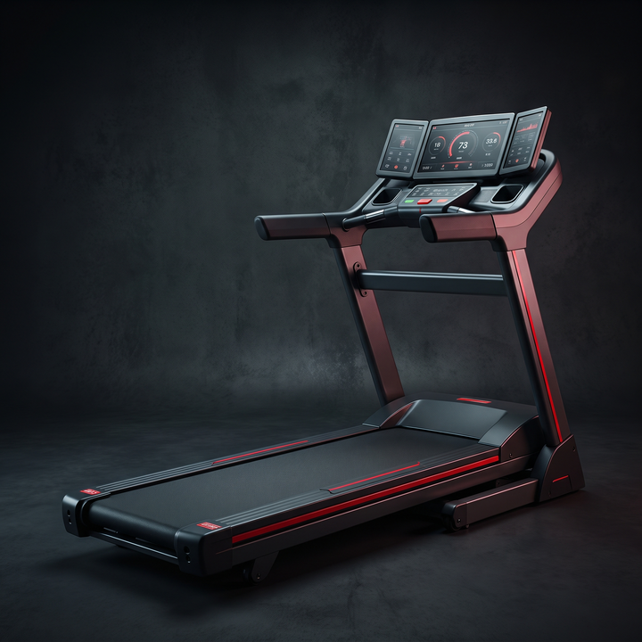 Foldable Treadmill with Handle 3-in-1 Portable Home Treadmill 16% Incline 12 Preset Programs 400 lbs Capacity Triple Screen Home Gym Cardio