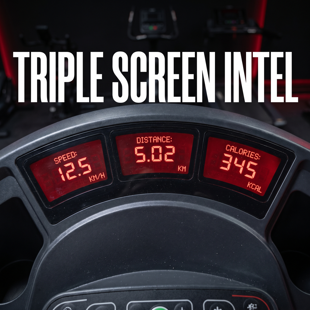Foldable Treadmill with Handle 3-in-1 Portable Home Treadmill 16% Incline 12 Preset Programs 400 lbs Capacity Triple Screen Home Gym Cardio