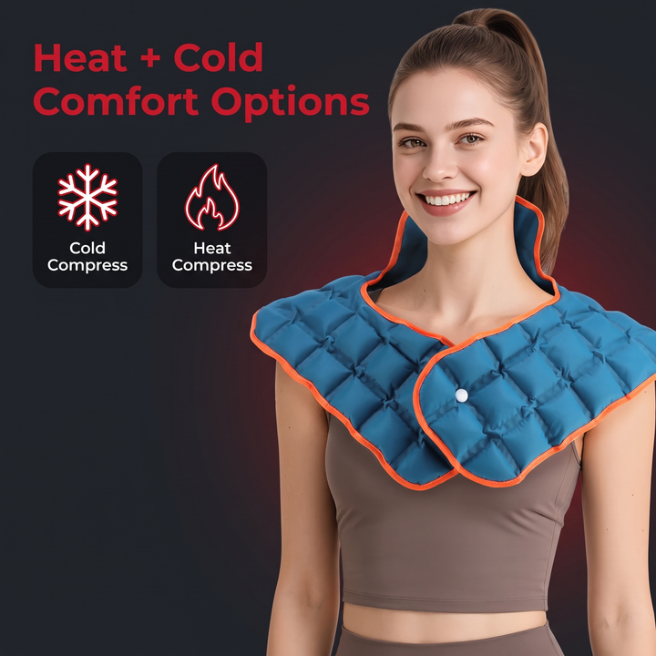 Heated Shoulder Neck Wrap Electric Heating Pad USB Powered Adjustable Heat Settings Muscle Tension Support Pad for Neck Back Shoulder Relaxation Home Office Use
