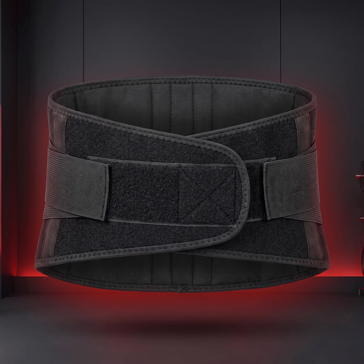 Heated Waist Support Belt Vibration Massage Lumbar Brace Adjustable Heat Levels Back Pain Relief Abdomen Warmer Home Use Recovery
