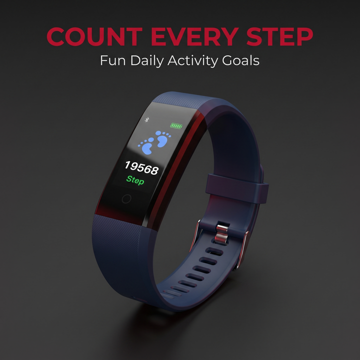 Kids Fitness Tracker Watch Touch Screen Activity Tracker for Boys and Girls Step Counter Sleep Monitor iOS Android Compatible Lightweight Everyday Wearable