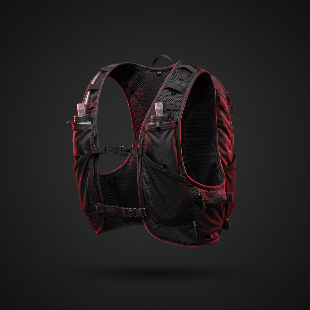 Lightweight Running Vest Backpack Unisex Water-Resistant Breathable Hydration Pack for Trail Running Hiking Cycling Marathon Fitness Outdoor Sports
