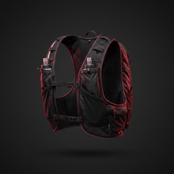 Lightweight Running Vest Backpack Unisex Water-Resistant Breathable Hydration Pack for Trail Running Hiking Cycling Marathon Fitness Outdoor Sports