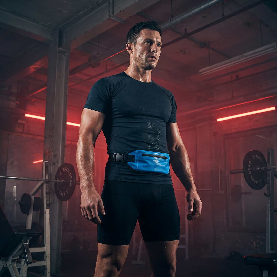 Lightweight Running Waist Bag Waterproof Sports Belt Bag Fitness Phone Holder Gym Cycling Waist Pack for Men Women Outdoor Workout