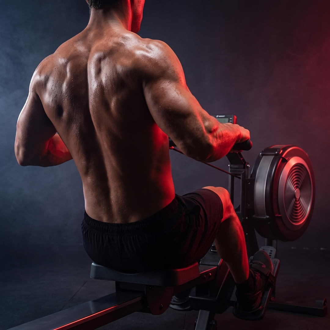 Magnetic Rowing Machine Home Gym Rower 16-Level Resistance Bluetooth App Workout Ultra-Quiet Fitness Cardio Training Machine for Full Body Strength