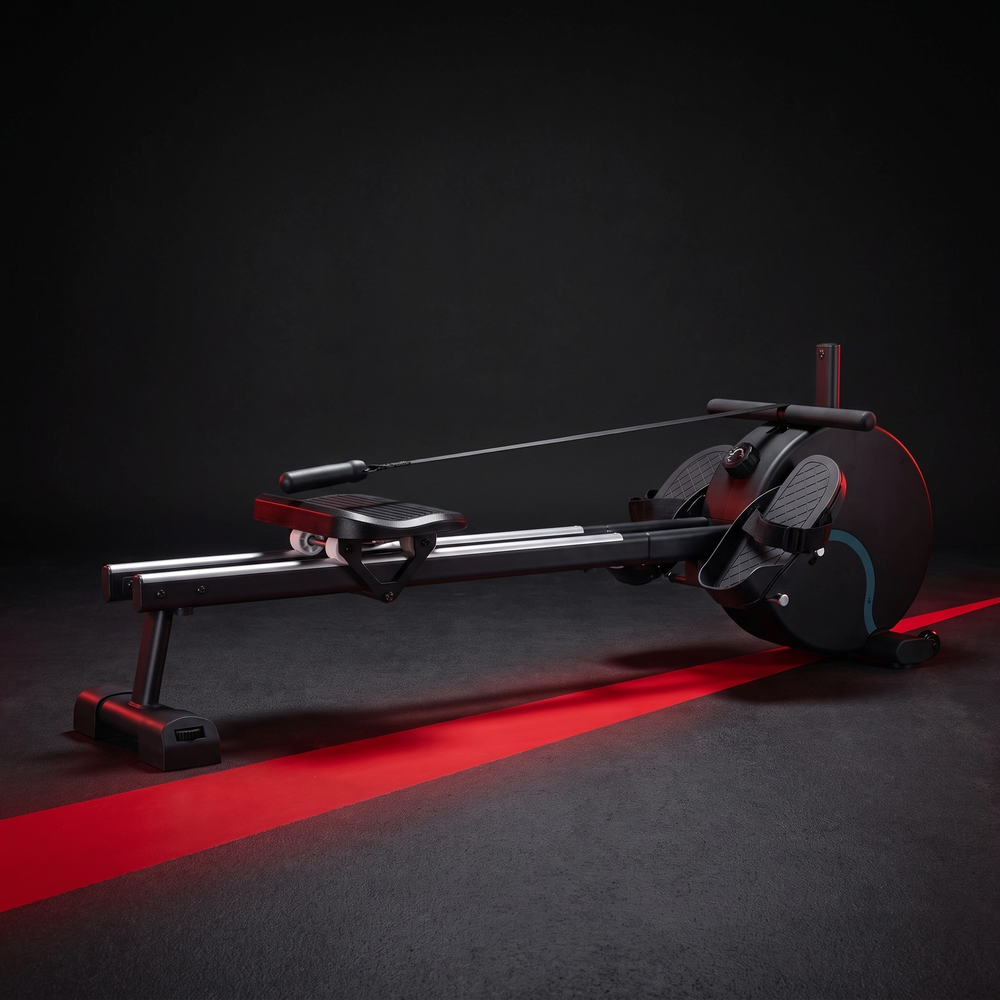 Magnetic Rowing Machine Indoor Rower Silent Magnetic Resistance Full Body Workout Home Gym Fitness Exercise Equipment Cardio Strength Training