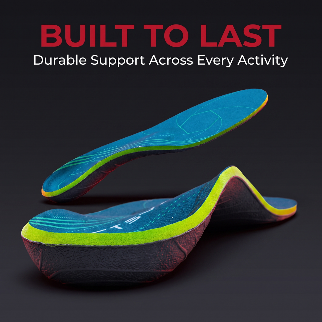 Orthopedic Insoles for Men and Women Metatarsal Support Inserts for Plantar Fasciitis Flat Feet Overpronation Heel Spur Relief Arch Support Shoe Insoles