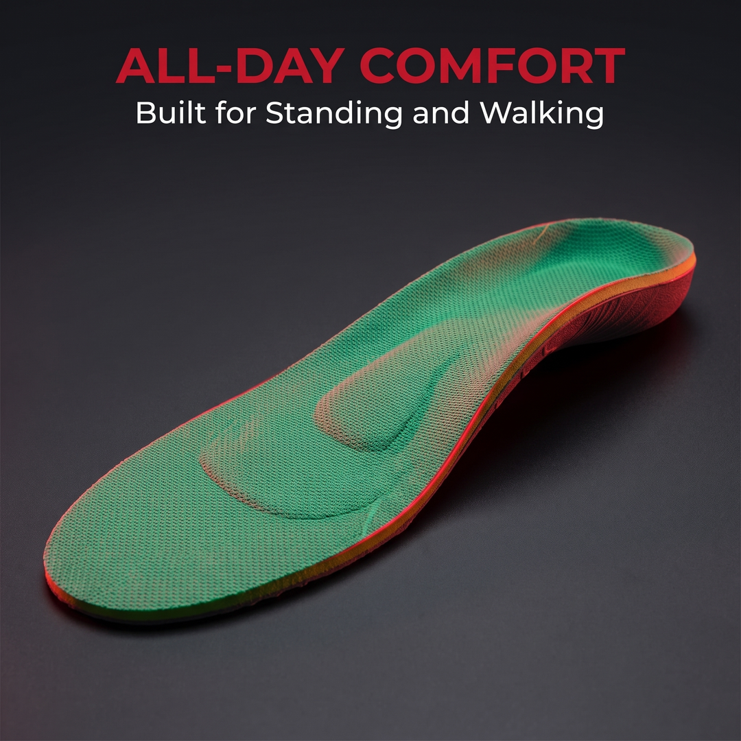 Orthopedic Insoles for Men and Women Metatarsal Support Inserts for Plantar Fasciitis Flat Feet Overpronation Heel Spur Relief Arch Support Shoe Insoles