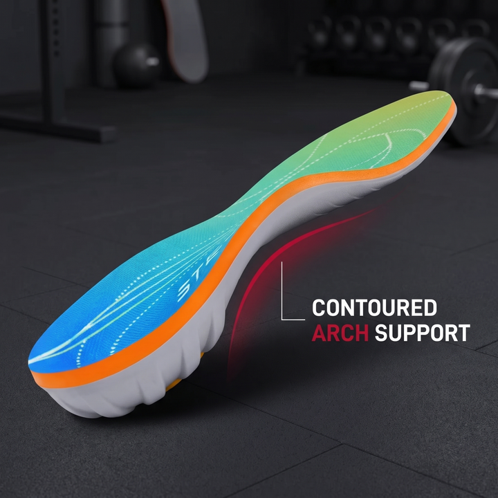 Orthopedic Shoe Insoles Arch Support Inserts Plantar Fasciitis Relief Flat Feet Metatarsal Pain Support Men Women All Day Standing Walking Comfort