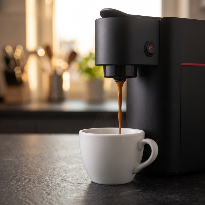 Portable Electric Espresso Coffee Maker Automatic Coffee Making Machine Compact Home Office Commercial Use Smart Coffee Machine