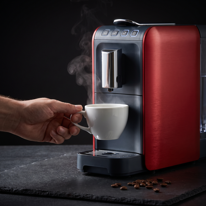 Portable Electric Espresso Coffee Maker Automatic Coffee Making Machine Compact Home Office Commercial Use Smart Coffee Machine