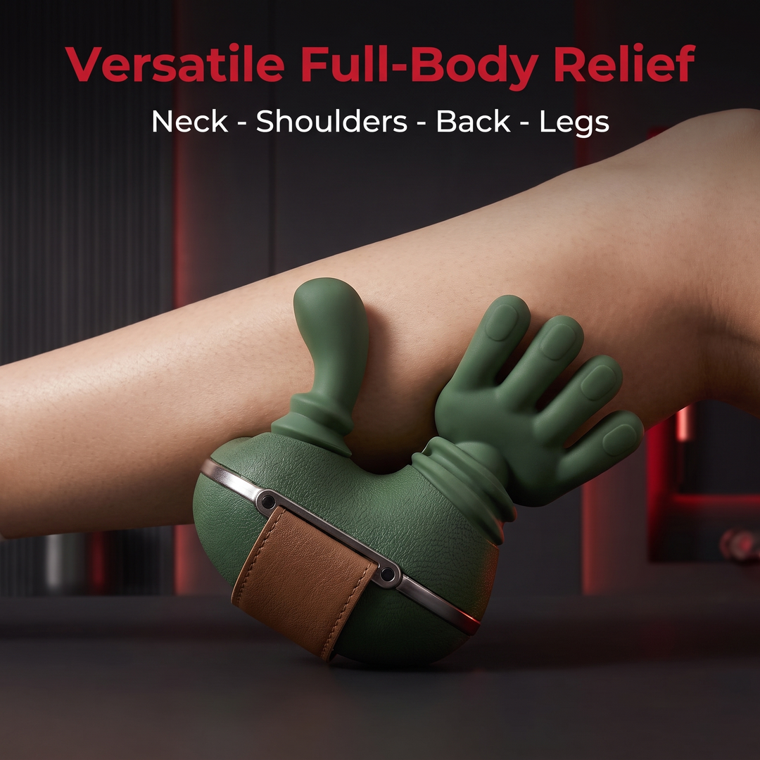 Portable Electric Neck Massager with Heat and Kneading Therapy Wireless Rechargeable Neck Shoulder Pain Relief Massager for Home Office Recovery