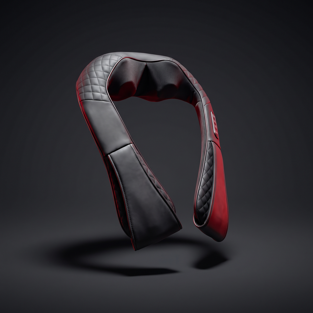 Portable Neck and Shoulder Massager with Heat Compress Function Back Muscle Pain Relief Bionic Kneading Home Recovery Device