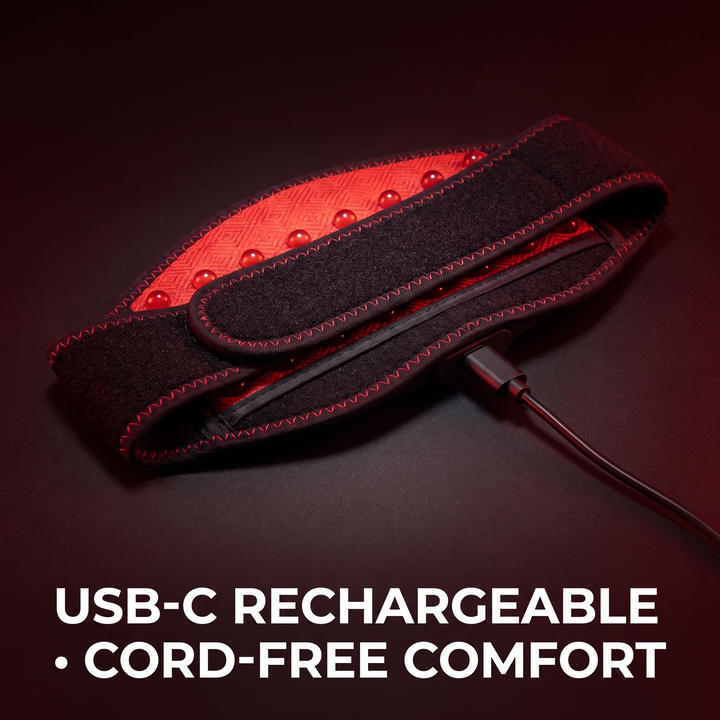 Portable Red Light Neck Massager Deep Kneading Cervical Spine Trapezius Relaxation Heat Therapy 3 Gear Settings Timed Heating Home Office Use