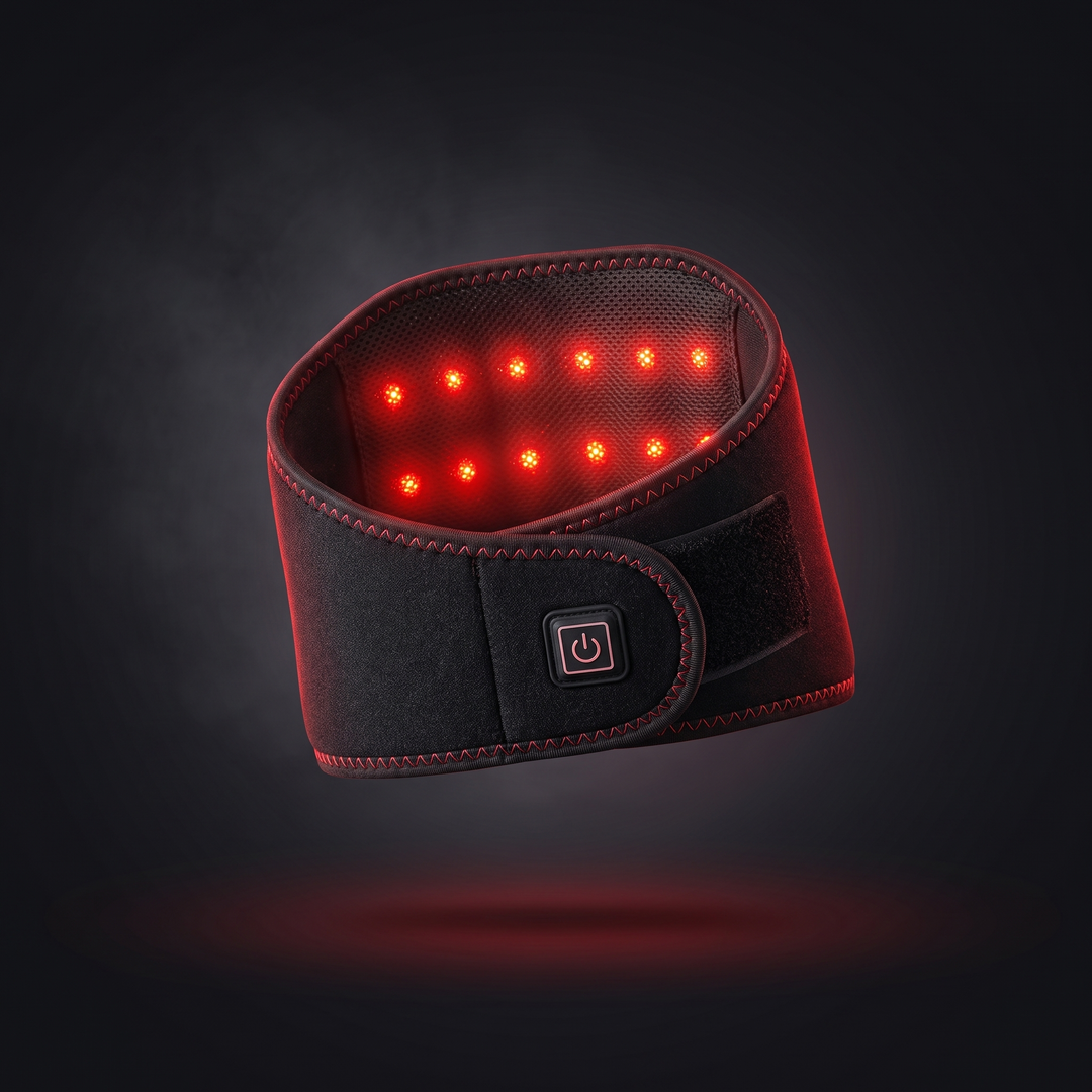 Portable Red Light Neck Massager Deep Kneading Cervical Spine Trapezius Relaxation Heat Therapy 3 Gear Settings Timed Heating Home Office Use
