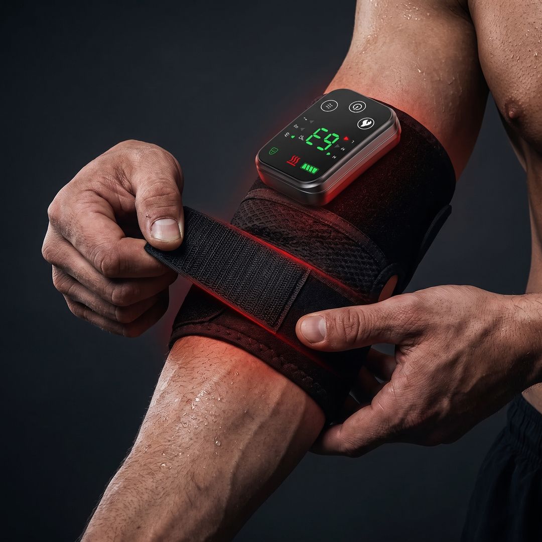 Professional 3-in-1 Shoulder Knee Elbow Massager Electric Heated Vibration Massage Wrap Joint Muscle Relaxation Recovery Support