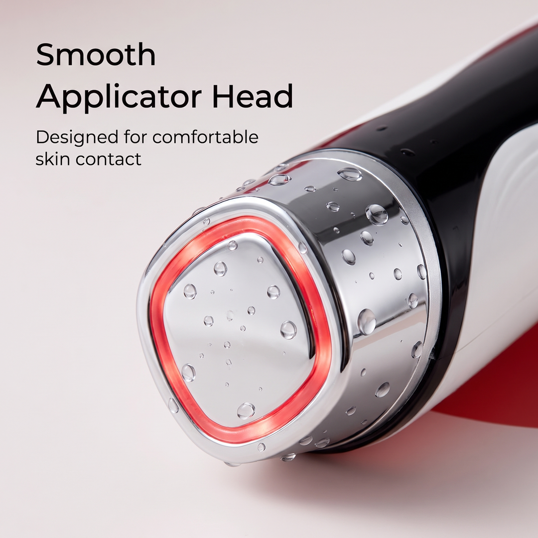 Professional 4-in-1 Microcurrent Facial Device LED Light Therapy Skin Massager Contouring Lifting Firming Face Care Tool for Home Use