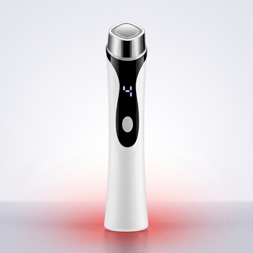 Professional 4-in-1 Microcurrent Facial Device LED Light Therapy Skin Massager Contouring Lifting Firming Face Care Tool for Home Use