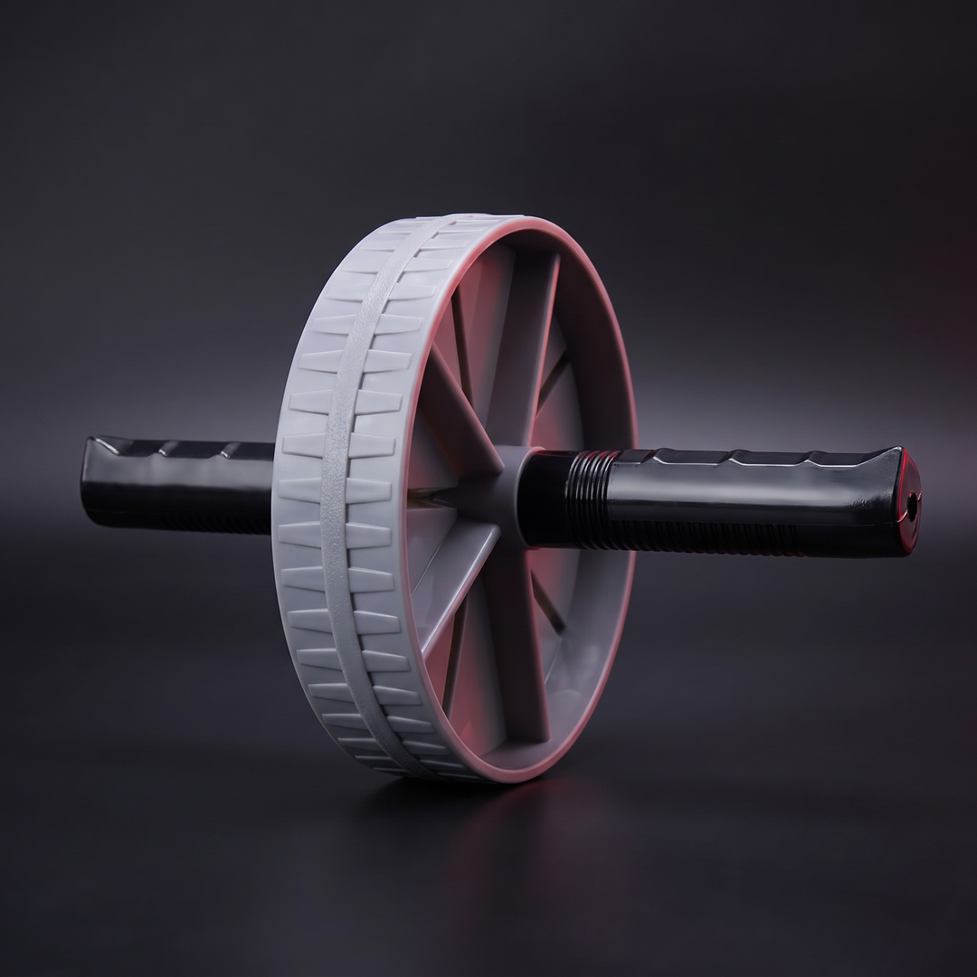 Professional Ab Roller Wheel Core Trainer Non-Slip Abdominal Exercise Wheel Home Gym Workout Equipment for Core Stability Strength Training