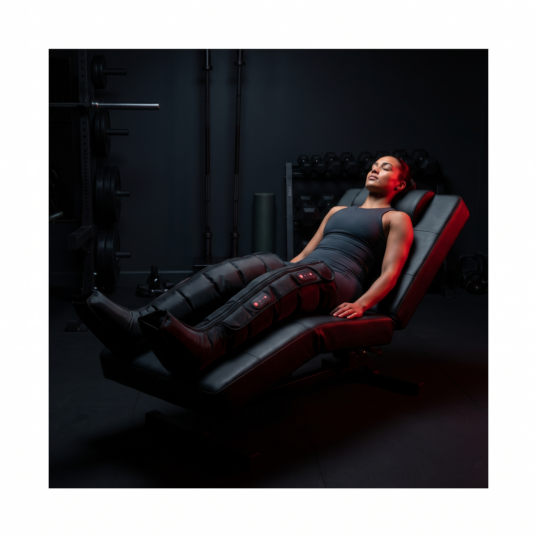 Professional Air Compression Leg Massager Full Body Pressure Massage Device Portable Home Use Ergonomic Design with Adapter