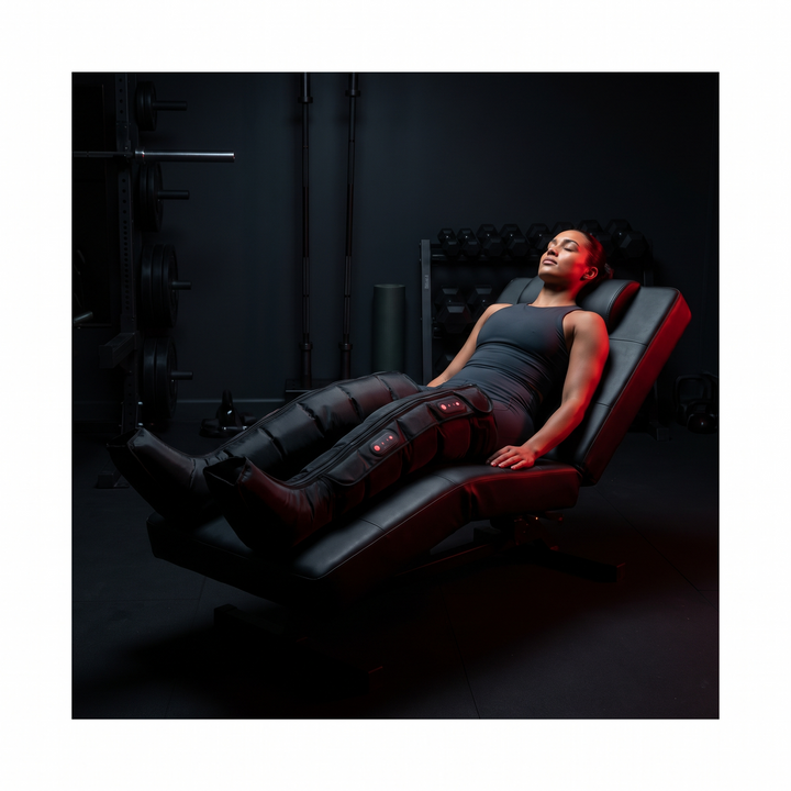 Professional Air Compression Leg Massager Full Body Pressure Massage Device Portable Home Use Ergonomic Design with Adapter