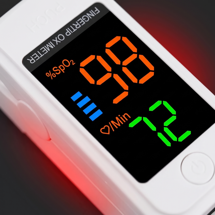 Professional Blood Pressure Monitor Kit with Finger Pulse Oximeter Heart Rate Blood Oxygen Monitor Home Health Monitoring Set