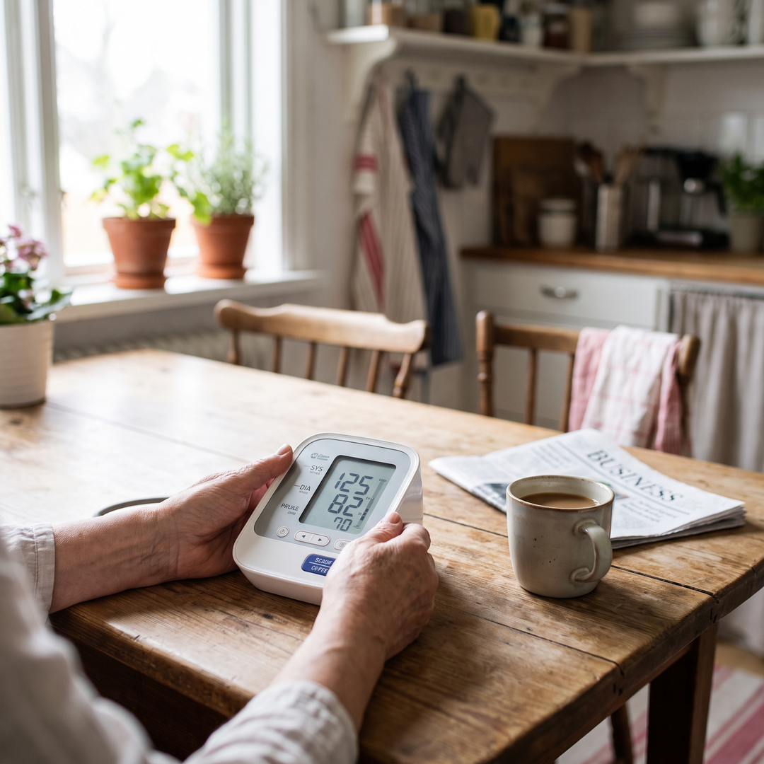 Professional Blood Pressure Monitor Upper Arm Cuff Heart Rate Monitor Pulse Oximeter Home Health Monitoring Device Digital BP Meter
