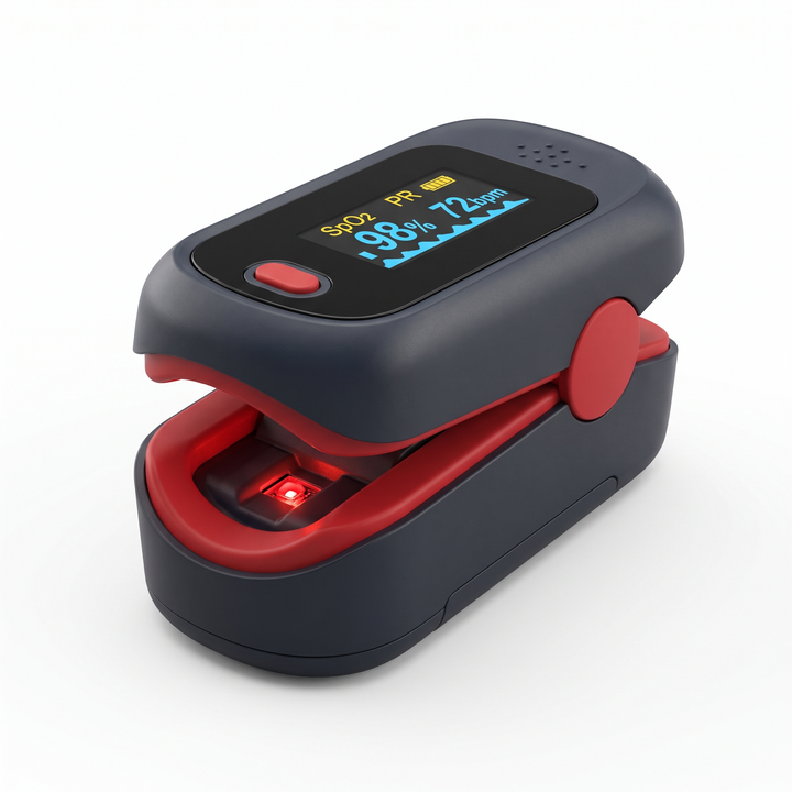 Professional Blood Pressure Monitor Upper Arm Cuff Heart Rate Monitor Pulse Oximeter Home Health Monitoring Device Digital BP Meter
