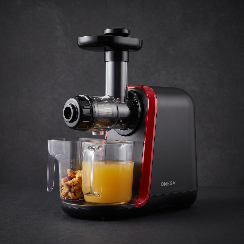 Professional Cold Press Juicer Slow Masticating Juicer for Whole Fruits and Vegetables Smoothie Blender Food Mixer with Ice Crusher Function Kitchen Juicer