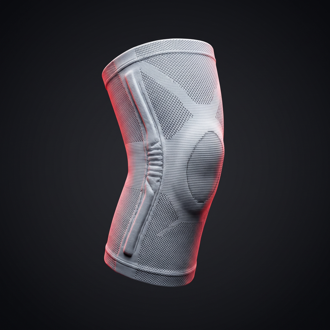 Professional Compression Knee Support Sleeve Elastic Breathable Knee Brace Sports Protector for Gym Running Basketball Volleyball Fitness Recovery