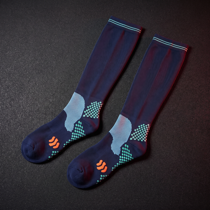 Professional Compression Sports Socks Graduated Support Stockings for Running Cycling Golf Rugby Nursing Circulation Recovery Unisex
