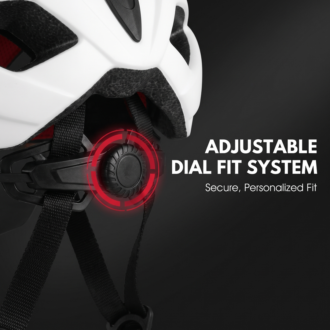Professional Cycling Helmet with Magnetic Goggle Lens Integrated Moulding MTB Bike Helmet Breathable Ultralight Road Bicycle Safety Cap for Men Women