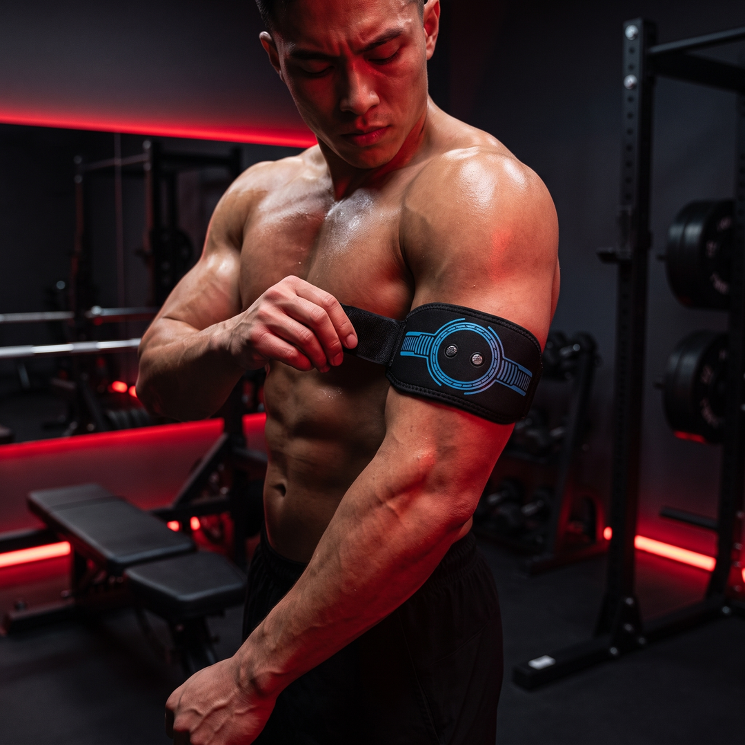 Professional EMS Muscle Stimulator Belt Abdominal Toning Belt Electric ABS Trainer Arm Leg Back Muscle Stimulation Fitness Massager Home Gym