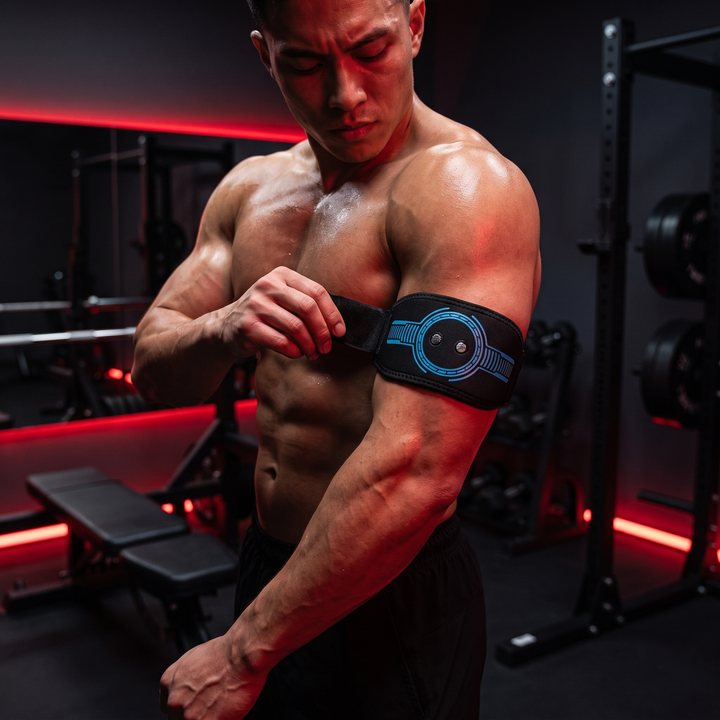 Professional EMS Muscle Stimulator Belt Abdominal Toning Belt Electric ABS Trainer Arm Leg Back Muscle Stimulation Fitness Massager Home Gym