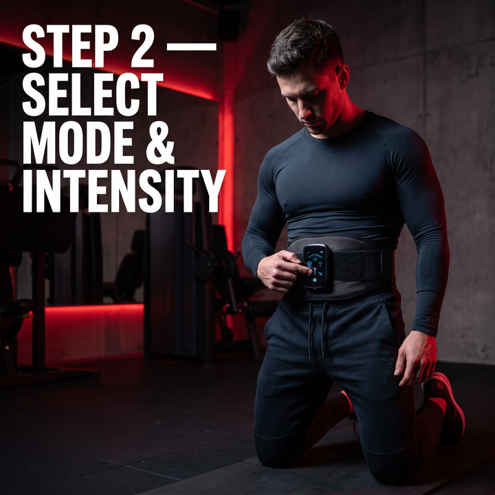 Professional EMS Muscle Stimulator Belt Abdominal Toning Training Belt Electric Body Massager Muscle Relaxation Fitness Recovery Waist Toning for Home Gym Workout