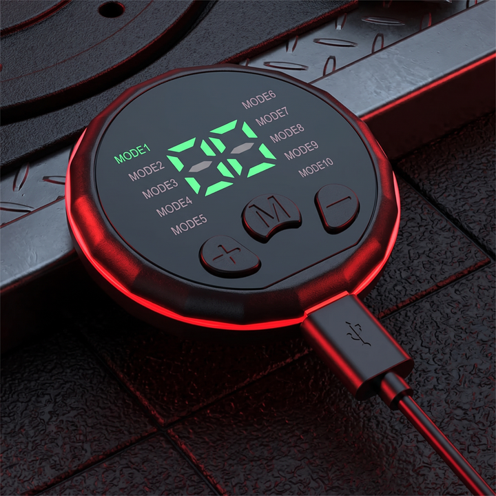 Professional EMS Muscle Stimulator Belt Abdominal Toning Training Belt Electric Body Massager Muscle Relaxation Fitness Recovery Waist Toning for Home Gym Workout
