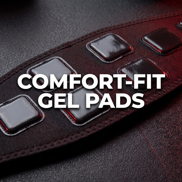 Professional EMS Muscle Stimulator Belt Abdominal Toning Training Belt Electric Body Massager Muscle Relaxation Fitness Recovery Waist Toning for Home Gym Workout