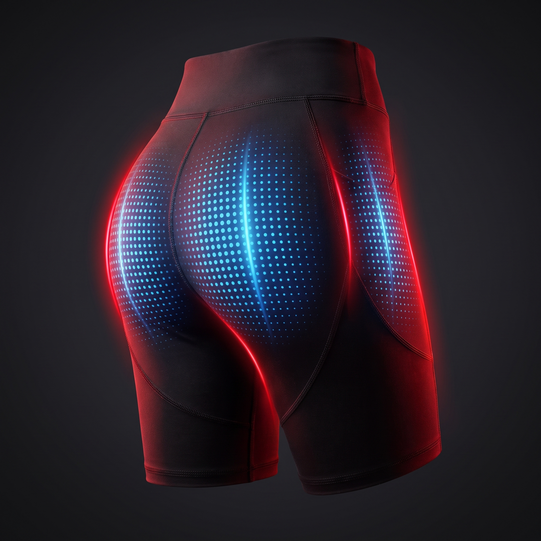 Professional EMS Muscle Stimulator Shorts Wireless 3-Zone Microcurrent Pulse Therapy Pants Abdomen Glute Pelvic Floor Muscle Recovery Home Gym Training