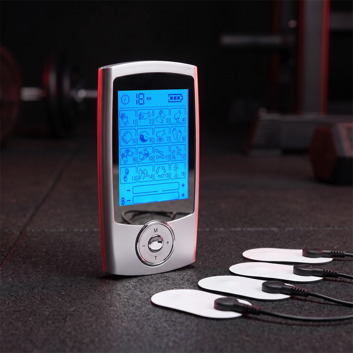 Professional EMS TENS Muscle Stimulator Full Body Massage Device 16 Modes Electric Pulse Massager Electrostimulator for Muscle Recovery Home Use